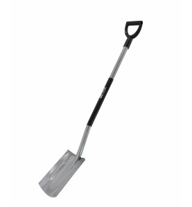 STEEL GARDEN SPADE WITH D-GRIP 19x29cm