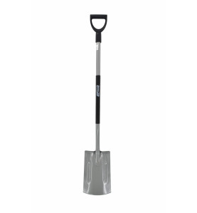 STEEL GARDEN SPADE WITH D-GRIP 19x29cm