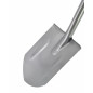 STEEL ROUND POINT GARDEN SPADE WITH D-GRIP 19x29cm
