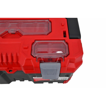 PRO TOOLBOX w/ ALU HANDLE/ REMOVABLE TRAY & LIS ORGANISERS 20" 49.6x25.8x24cm 