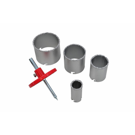 TCT HOLE SAW SET 6pcs /33-83mm/
