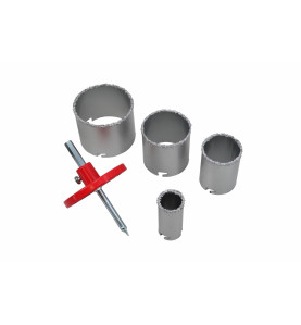 TCT HOLE SAW SET 6pcs /33-83mm/