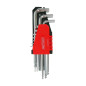 LONG BALL-END HEX ALLEN KEY SET 10pcs /2.0-12.0mm/ BLACK LINE