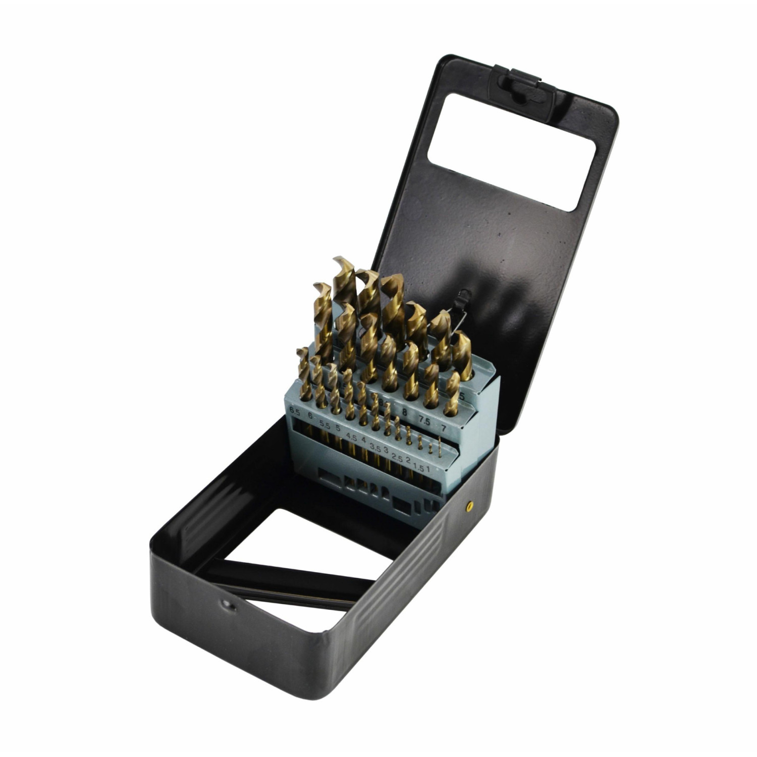 HSS-Co TWIST DRILL BIT SET 25pcs/1-13mm/