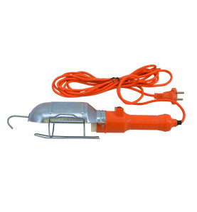 LAMPA WARSZTATOWA POMARAŃCZOWA 220V 5m GUMA