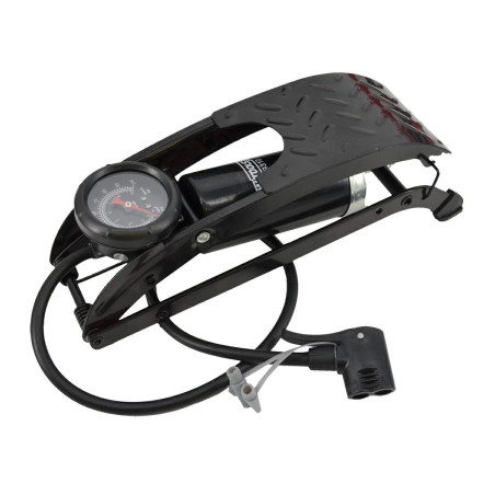 1-CYLINDER FOOT PUMP w/ PRESSURE GAUGE