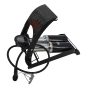 2-CYLINDER FOOT PUMP w/ PRESSURE GAUGE