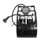 2-CYLINDER FOOT PUMP w/ PRESSURE GAUGE