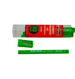 CONSTRUCTION PENCIL 4H w/ SHARPENER 10pcs GREEN