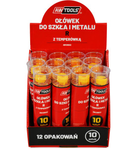 CONSTRUCTION PENCIL R w/ SHARPENER 10pcs YELLOW