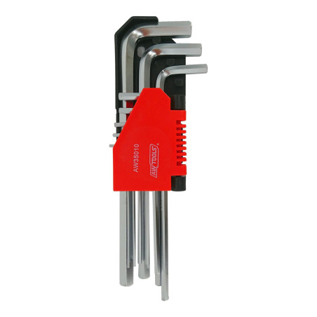 HEX ALLEN KEY SET 9pcs /1.5-10mm/ BLACK LINE