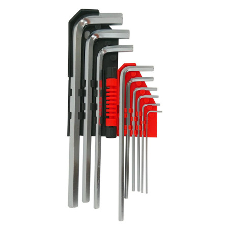 HEX ALLEN KEY SET 9pcs /1.5-10mm/ BLACK LINE