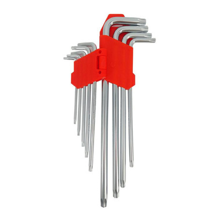 KLUCZE TORX BLACK LINE BARDZO DŁUGIE 9szt