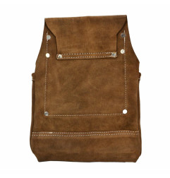 10-POCKET SUEDE LEATHER TOOL POUCH