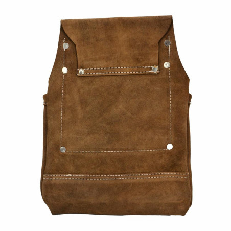 10-POCKET SUEDE LEATHER TOOL POUCH
