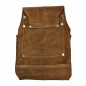 SUEDE LEATHER TOOL POUCH/ 10-POCKETS