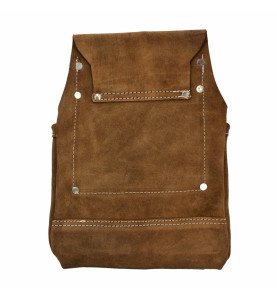 SUEDE LEATHER TOOL POUCH/ 10-POCKETS