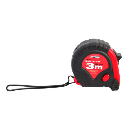 MIARA ZWIJANA CZERWONO-CZARNA 5m x 19mm ABS TPR 2-STOP