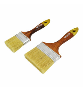 PRO FLAT BRUSH 50mm/ VARNISHED HANDLE