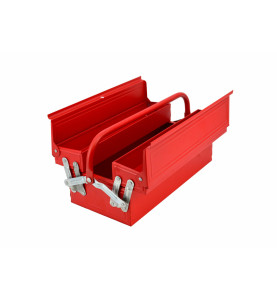 SKRZYNKA NARZĘDZIOWA METALOWA 3cz. 43x22x15mm