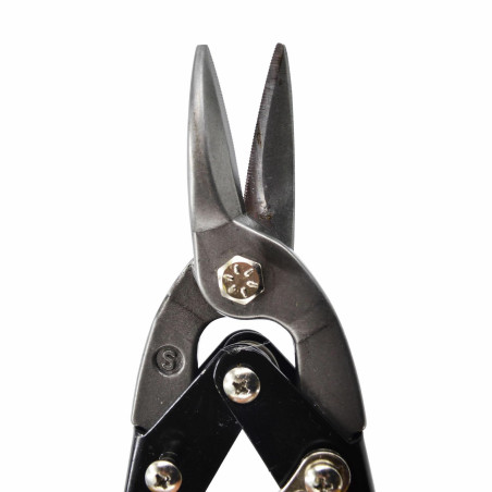 SHEET METAL STRAIGHT CUT AVIATION SNIPS 250mm/ TPR HANDLE