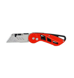TRAPEZOID FOLDING UTILITY KNIFE 18mm SK5 w/ 5-BLADE