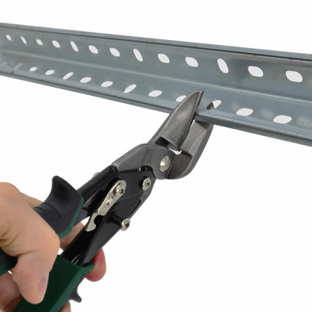 SHEET METAL RIGHT CUT AVIATION SNIPS 245mm/ TPR HANDLE