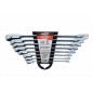 REVERSIBLE COMBINATION RATCHET SPANNER SET 8pcs 8-22mm