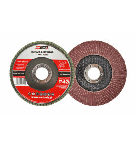 CORUNDUM ABRASIVE FLAP DISC 125mm P36