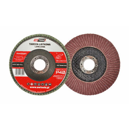 CORUNDUM ABRASIVE FLAP DISC 125mm P40