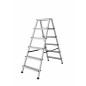 ALUMINIUM DOUBLE-SIDED STEP STOOL LADDER 2x6 125kg ALUMINIUM DOUBLE-SIDED STEP STOOL LADDER 2x6 125kg