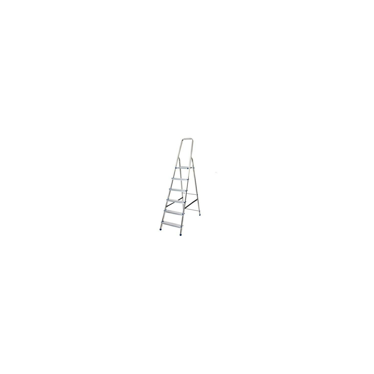 ALUMINIUM PLATFORM STEP LADDER 1x6 150kg