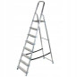 ALUMINIUM PLATFORM STEP LADDER 1x6 150kg