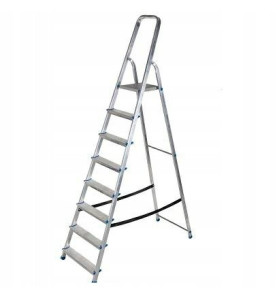 ALUMINIUM PLATFORM STEP LADDER 1x6 150kg