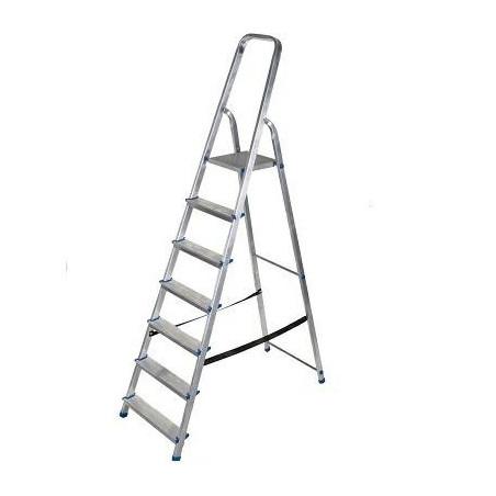 DRABINA ALUMINIOWA 150kg 7 STOPNI WOLNOSTOJĄCA