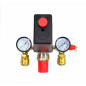 AIR COMPRESSOR PRESSURE SWITCH w/ REGULATOR 230V/ 2-AIR INLET 3/4" AIR COMPRESSOR PRESSURE SWITCH w/ REGULATOR 230V/ 2-AIR INLET 3/4"
