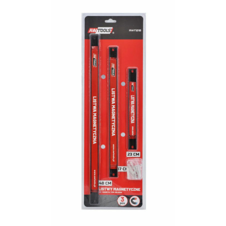 MAGNETIC TOOL RACK 3pcs 48cm/ 37cm/ 23cm