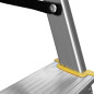 ALUMINIUM DOUBLE-SIDED STEP STOOL LADDER 2x5 150kg