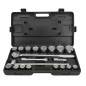 3/4" SOCKET & RATCHET WRENCH SET 19-50mm 21pcs