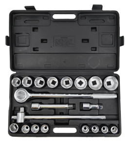 3/4" SOCKET & RATCHET WRENCH SET 19-50mm 21pcs