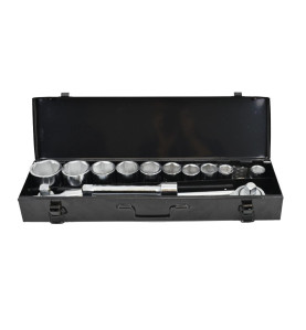 3/4" SOCKET & RATCHET WRENCH SET 22-50mm 14pcs