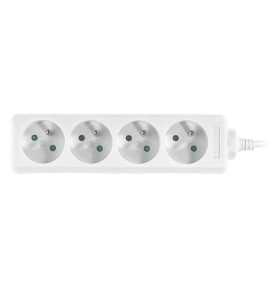 MULTI-SOCKET HOUSEHOLD EXTENSION 4-WAY*3,0m+E