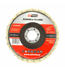 POLISHING FELT FLAP DISC 125mm