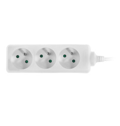 MULTI-SOCKET HOUSEHOLD EXTENSION 3-WAY*3,0m+E