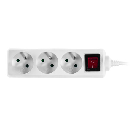 MULTI-SOCKET HOUSEHOLD EXTENSION 3-WAY*1,5m+E+P.SWITCH