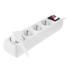 MULTI-SOCKET HOUSEHOLD EXTENSION 3-WAY*1,5m+E+P.SWITCH