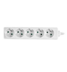 MULTI-SOCKET HOUSEHOLD EXTENSION 5-WAY1,5m+E