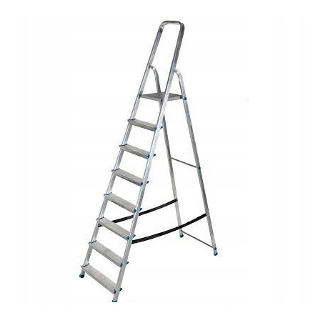 DRABINA ALUMINIOWA 150kg 5 STOPNI WOLNOSTOJĄCA