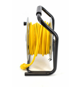 INDUSTRIAL CABLE REEL ON METAL DRUM 30m 3x1,5mm 