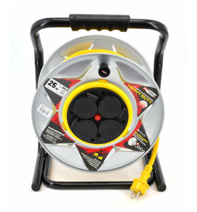 INDUSTRIAL CABLE REEL ON METAL DRUM 30m 3x2,5mm 